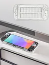 Crystal Clear Housing Case Antiscratch Hard Clear Frame Protector Case with 14 Card Slots for Nintendo for Switch 2 Console Accessory