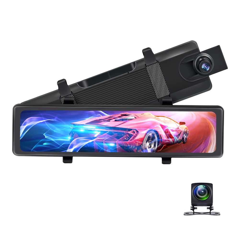 

Phisung 720P 4G Android 8.1 2GB 32GB Mirror Dashcam + FHD Backup Camera, Without sd card, 501 Original