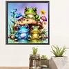Diamond Painting-Square AB Drill Frog(45*45CM)