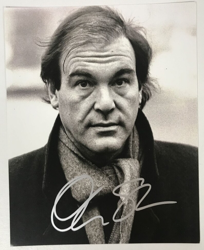 Oliver Stone Signed Autographed Glossy 8x10 Photo Poster painting - COA Matching Holograms