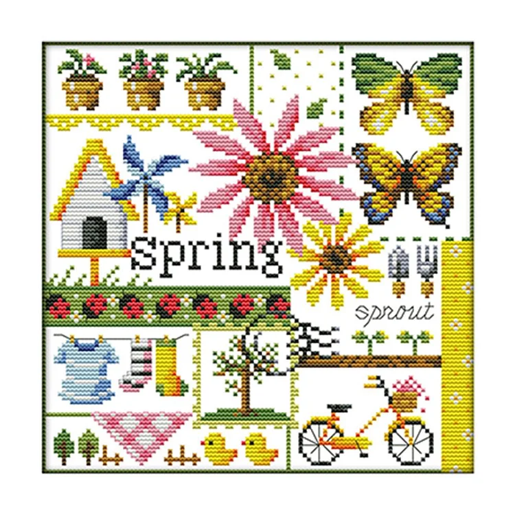 Spring Joy Sunday 14CT-26*26cm