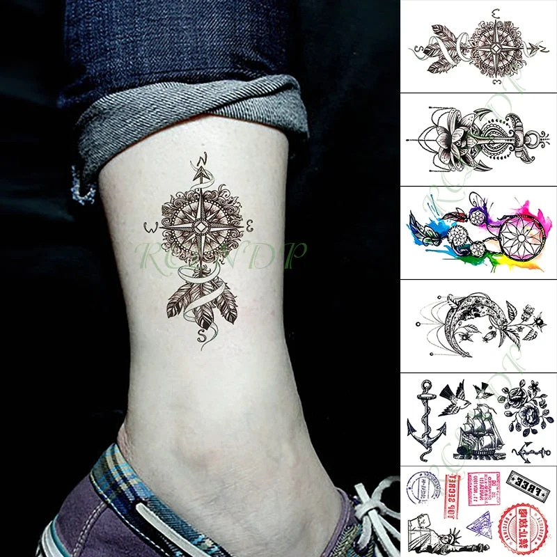 Waterproof Temporary Tattoo Sticker Love Heart Heartbeat Fake Tatto sexy clavicle Hand Arm Flash Tatoo for Kid Girl Men Women