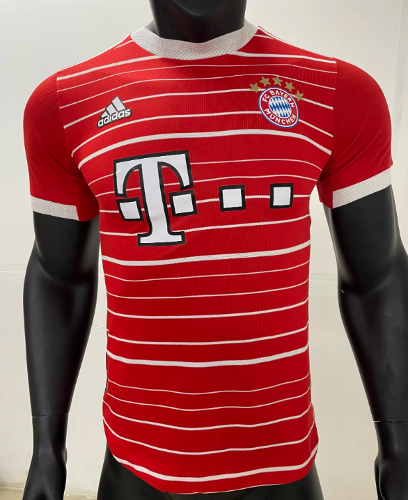 2022-2023 Bayern Munchen Home Player Version Men's Football T-Shirt 