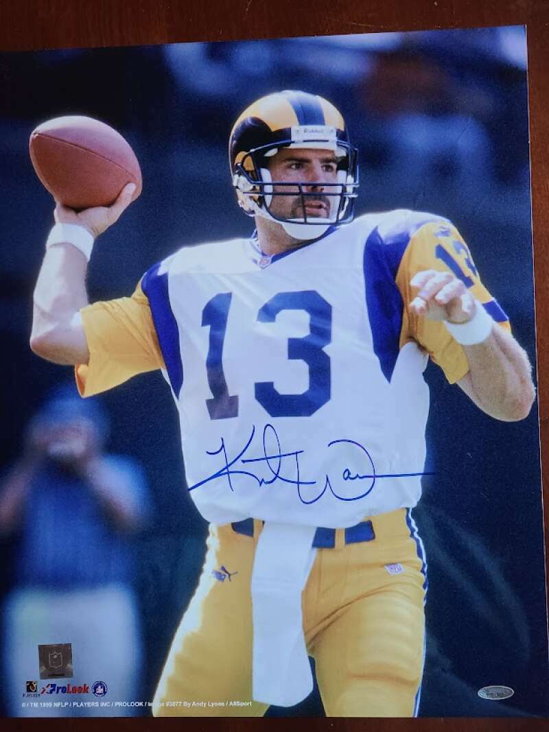 Kurt Warner JSA Signed Coa 16x20 Autograph Photo Poster painting Rams