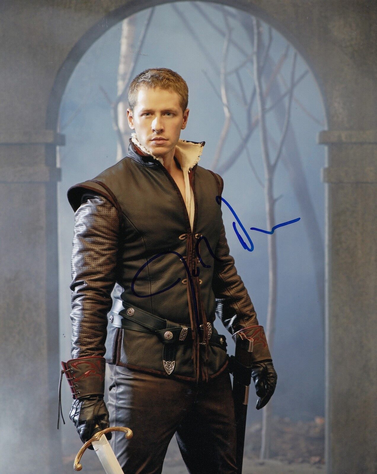 JOSH DALLAS signed (ONCE UPON A TIME) 8X10 Photo Poster painting W/COA *PRINCE CHARMING* #2