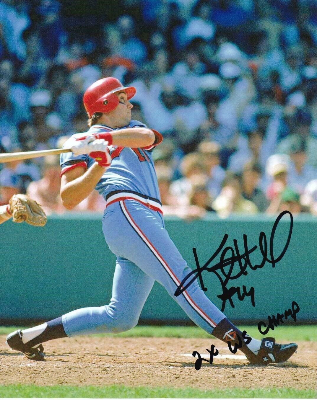 Kent Hrbek Autographed Signed 8x10 Photo Poster painting ( Twins ) REPRINT