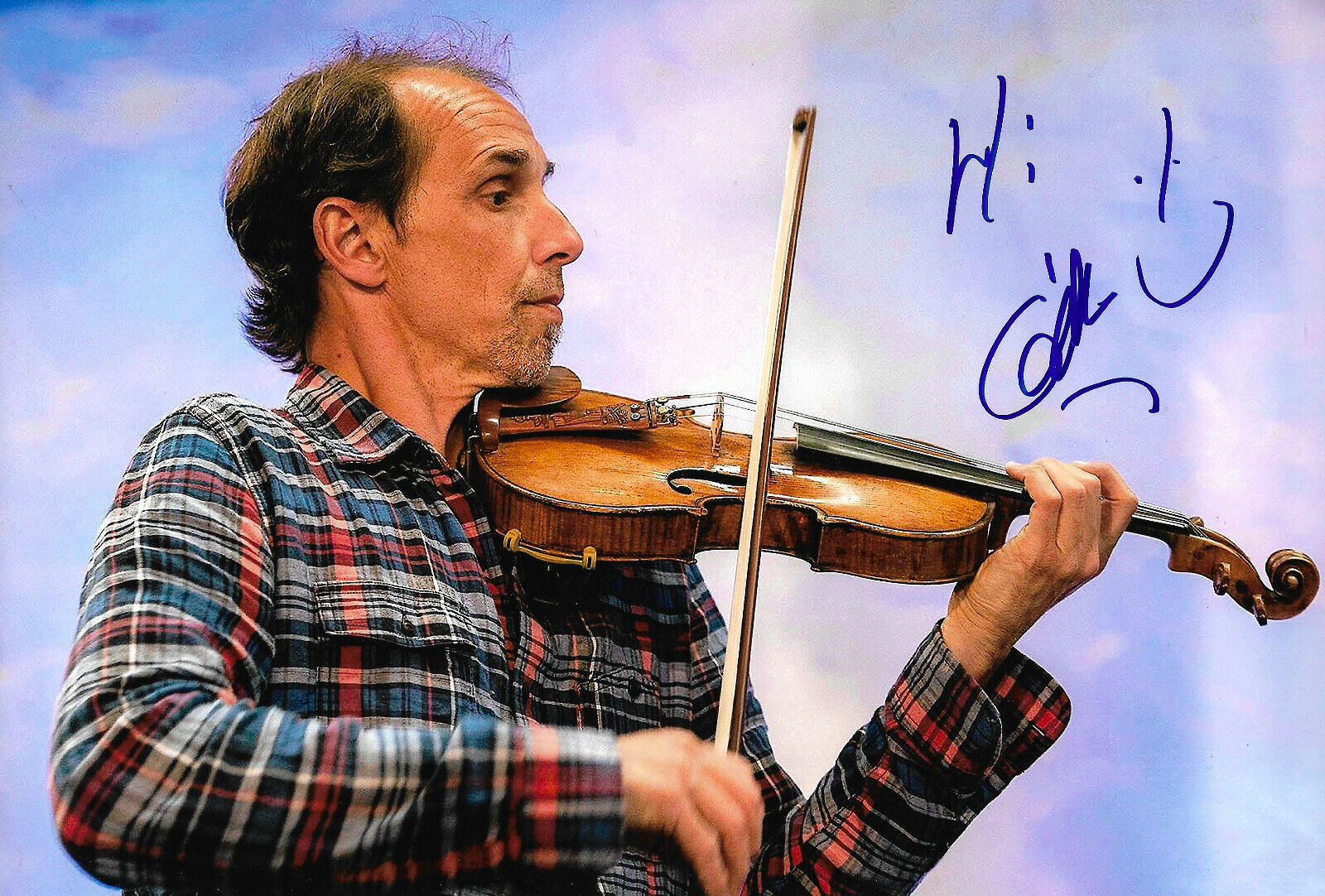 Gilles Apap Violine signed 8x12 inch Photo Poster painting autograph