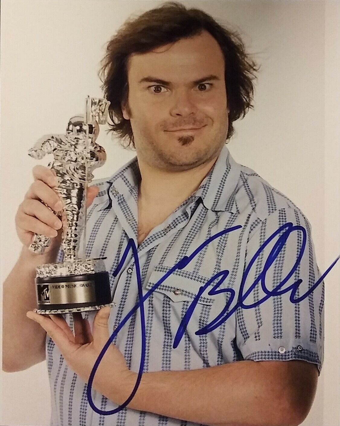 Jack Black signed 8 x 10