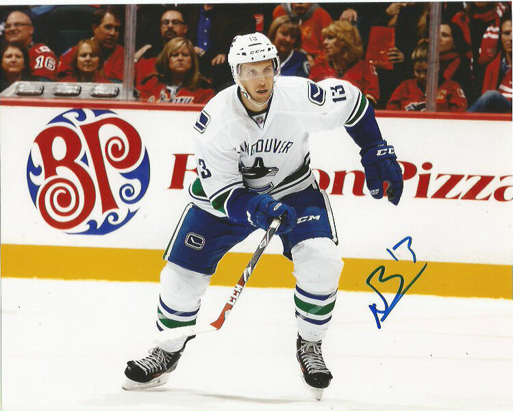 Vancouver Canucks Nick Bonino Autographed Signed 8x10 NHL Photo Poster painting COA C