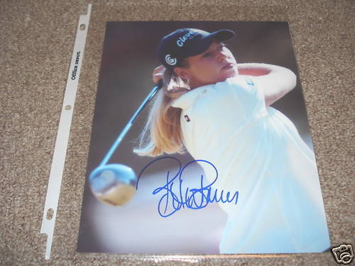 Beth Bauer SEXY LPGA Autographed Signed 8x10 Golf Photo Poster painting