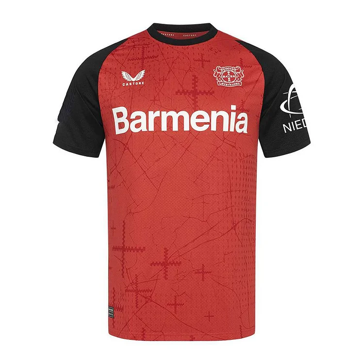 24/25 German Football Association Cup semi-final Leverkusen home jersey (with additional printing: German Football Association Cup champion armband)