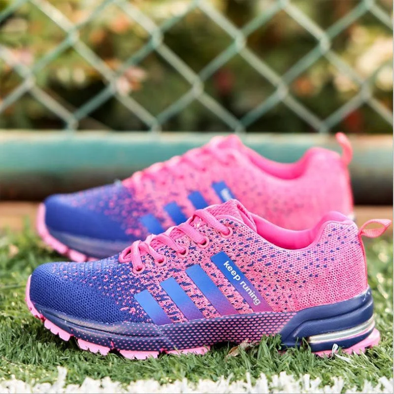 New 2020 Men Running Shoes Breathable Outdoor Sports Shoes Lightweight Sneakers for Women Comfortable Athletic Training Footwear