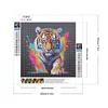 Diamond Painting-DIY Full Round Drill Tiger