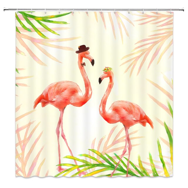 

Shower Curtain – African leaves Bird-180*180cm, 501 Original