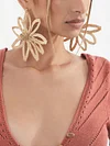  Weave Flowers Earring