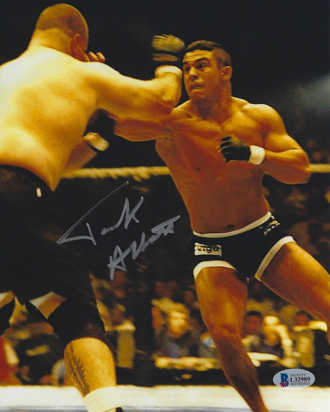 Tank Abbott Signed UFC 8x10 Photo Poster painting BAS Beckett COA Vitor Belfort 13 Picture Auto