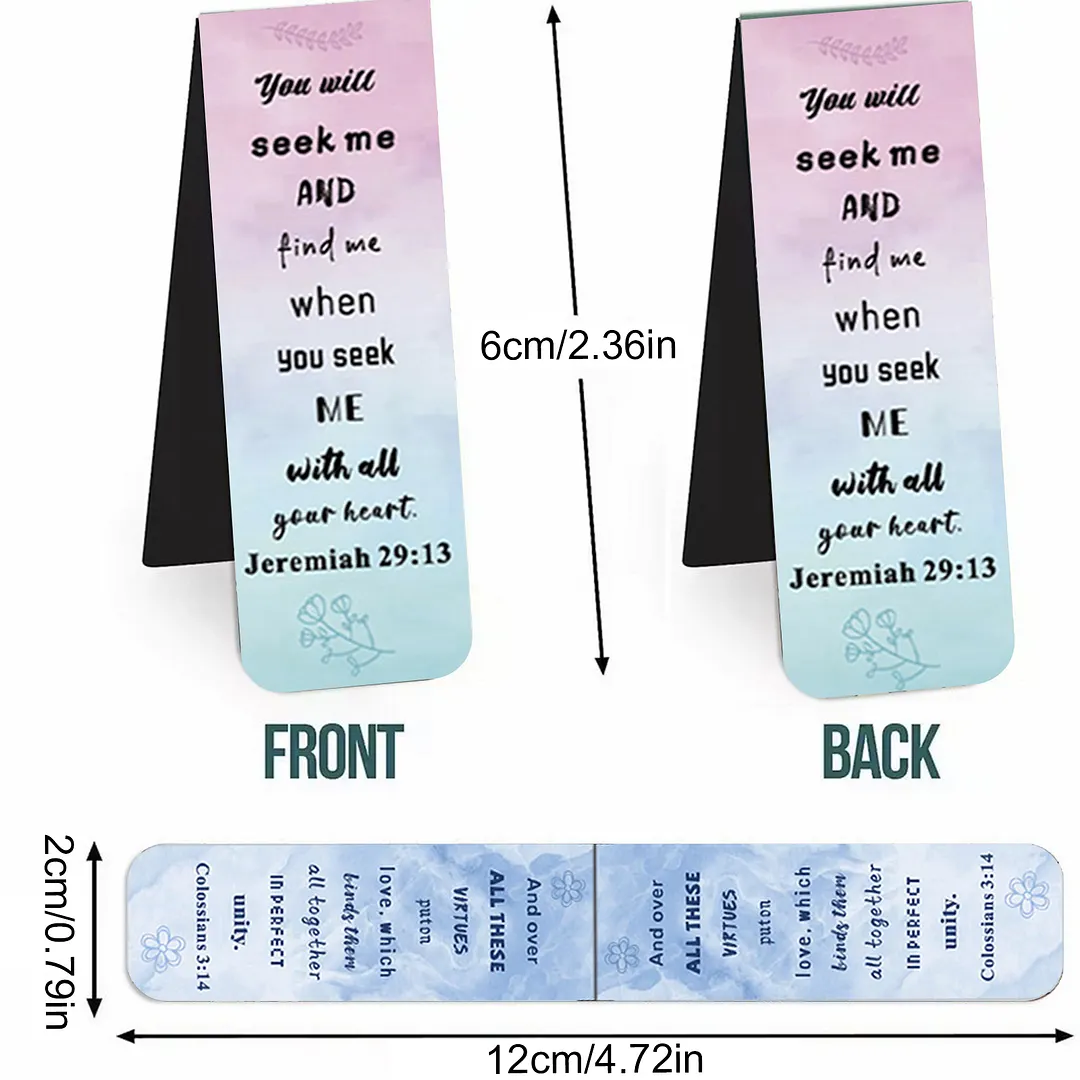 20Pcs World-Famous Masterpe Magnetic Bookmarks Lightweight Page Markers Waterproof Scratch-Resistant for Women Men Book Lovers Reading Office Supplies
