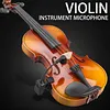 Instrument Microphone Adjustable Clip-On Pickup High-Fidelity Violin Performance Wireless Microphone Rechargeable Professional Sound Pickup for Violin Saxophone Brass Wind Instruments