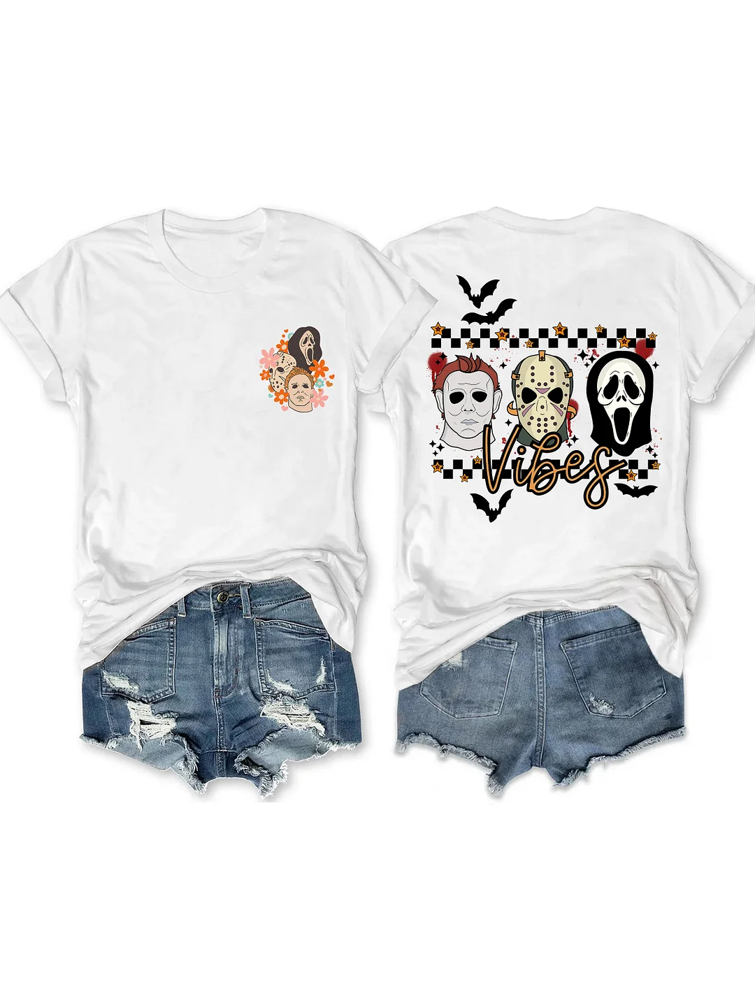 Retro Vibes Halloween T-shirt