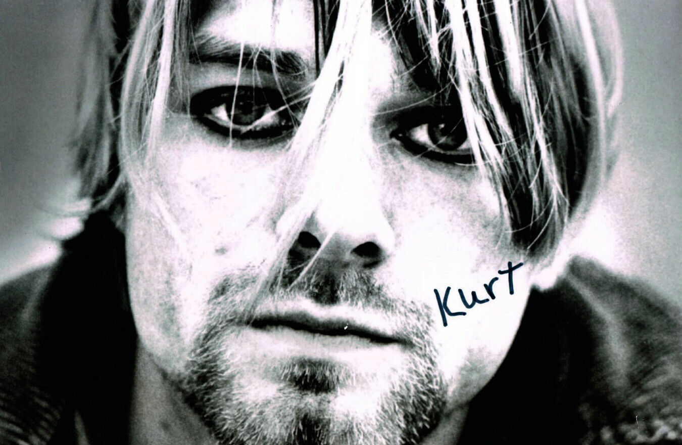 KURT COBAIN - NIRVANA Signed Photo Poster paintinggraph - Rock Band Singer - reprint