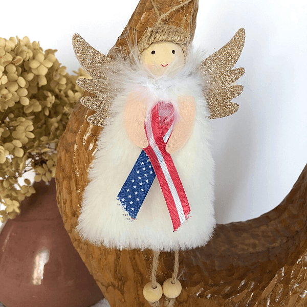 NEW - Handmade 4th of July Angels