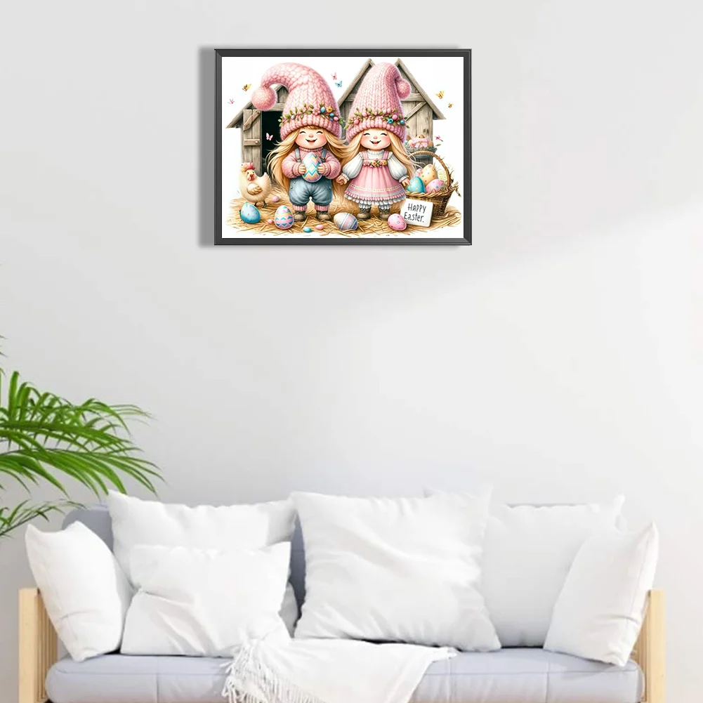 Diamond Painting - Full Round Drill - Easter Kids(Canvas|40*30cm)