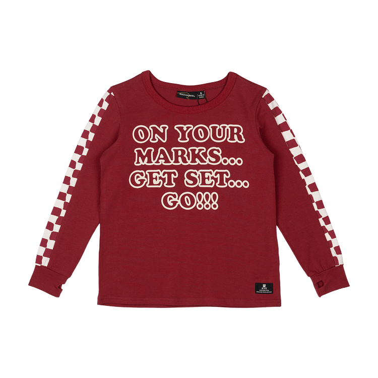 ON YOUR MARKS T-SHIRT