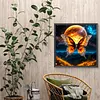 Diamond Painting -DIY Round Drill Butterfly Moon(40x40cm)