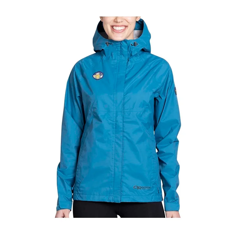 Outdoors with Pokémon Apollo Blue Rain Jacket by Outdoor Research - Women