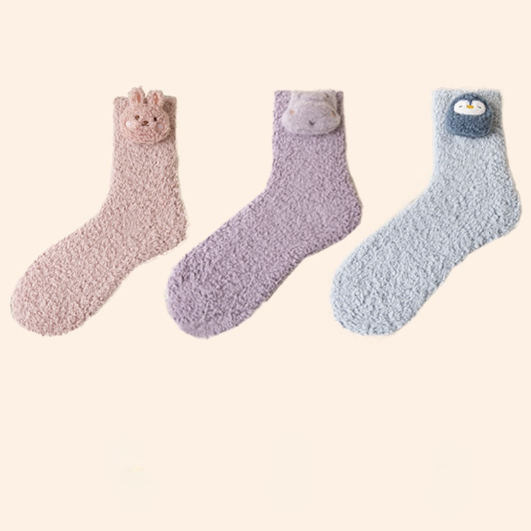 Japanese Kawaii Animal Fleece Warm Socks SS2243