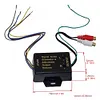 Car Audio RCA Converter 12-24V Car Radio Cable High Level To Low Level Converter