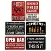 6pcs - Warning - Vintage Metal Signs(12*16Inch)
