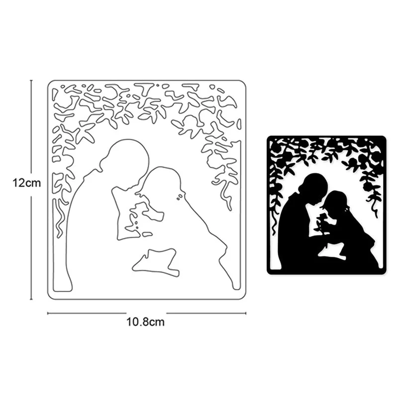 Metal Cutting Dies Cut Die Mold Nativity Ornament Decoration Scrapbooking Dies Craft Album Knife Mould Blade Punch Stencils Dies