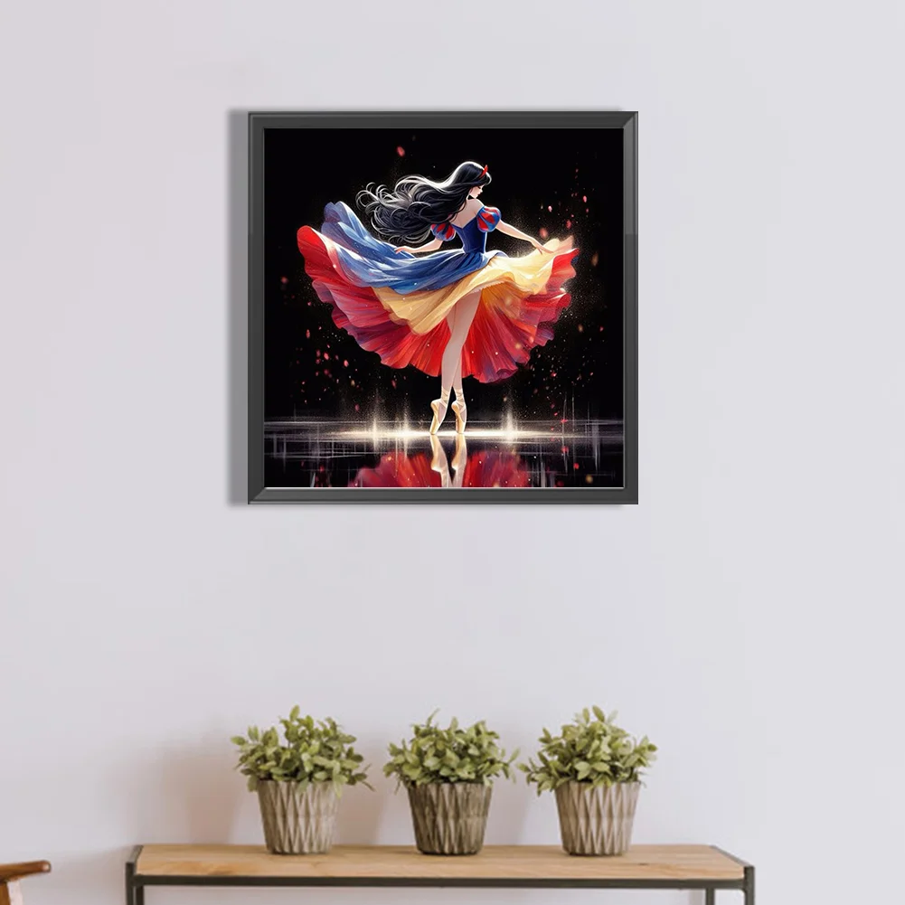 Diamond Painting - Full Round Drill - Princess Snow White(Canvas|40*40cm)