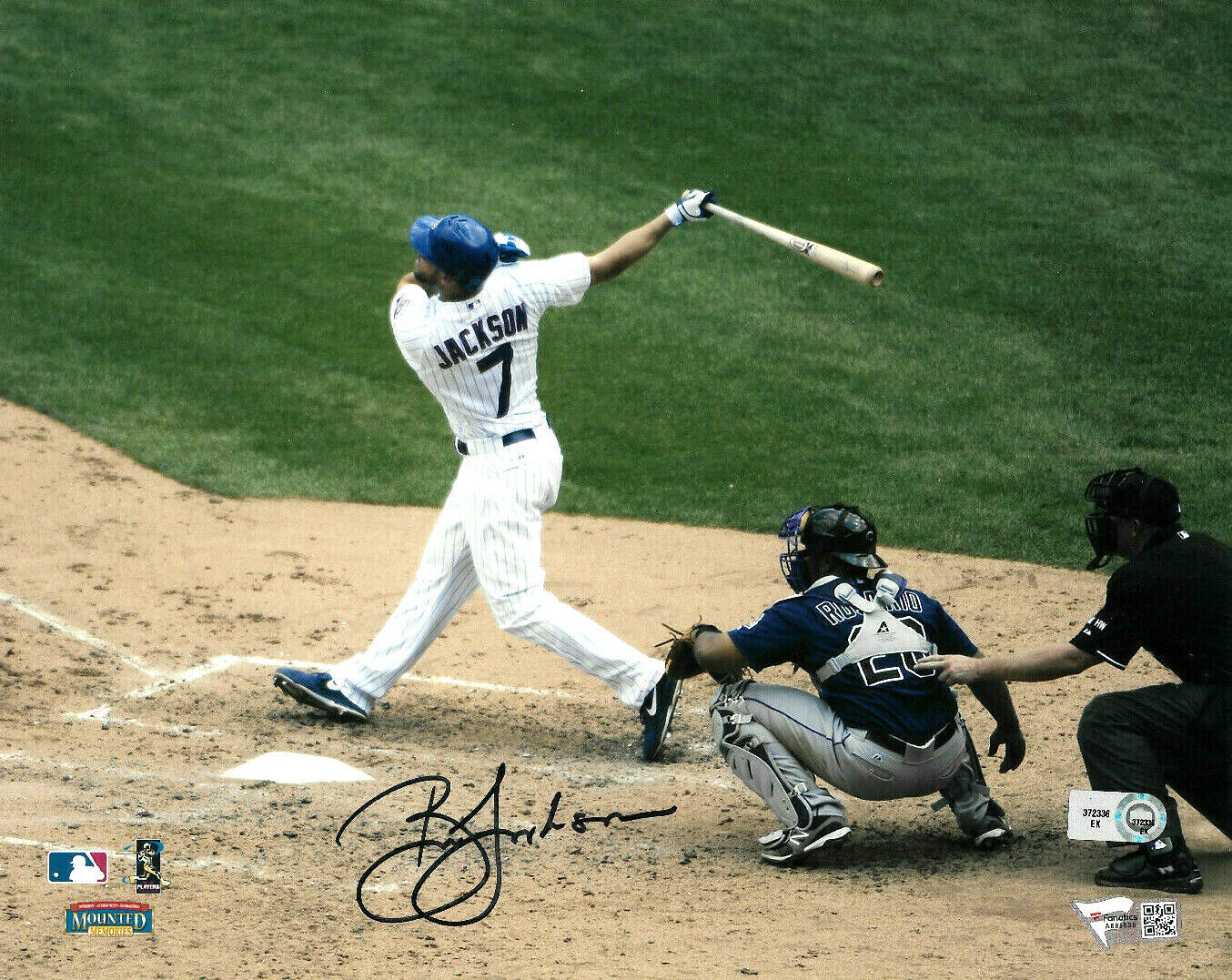 BRETT JACKSON HAND SIGNED AUTOGRAPHED 8X10 BASEBALL Photo Poster painting WITH FANATICS COA 1