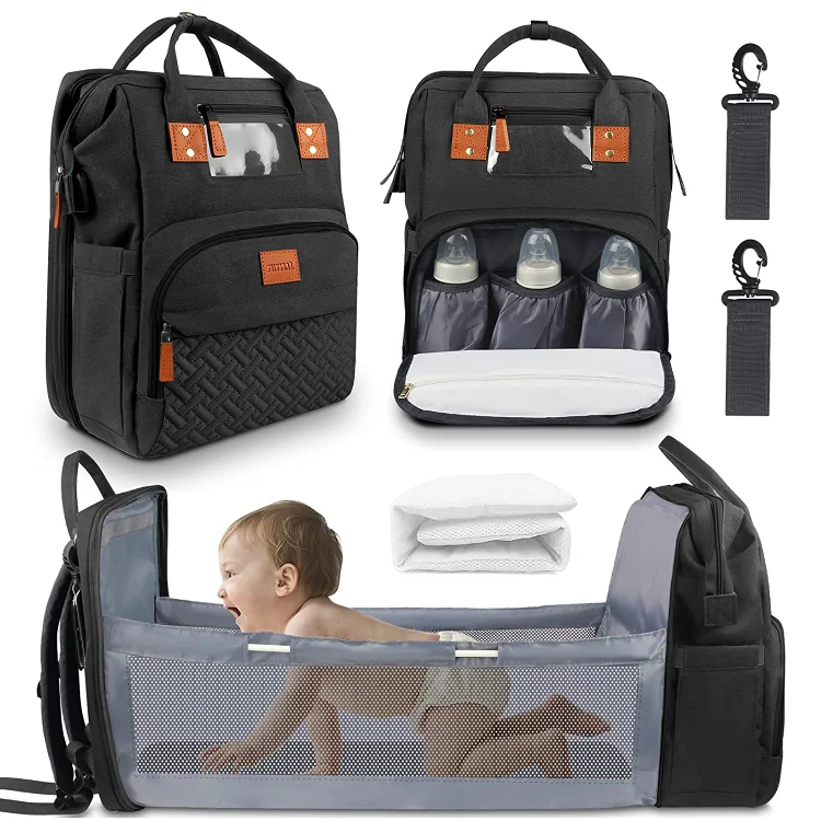 Baby Diaper Bag Backpack with Changing Station