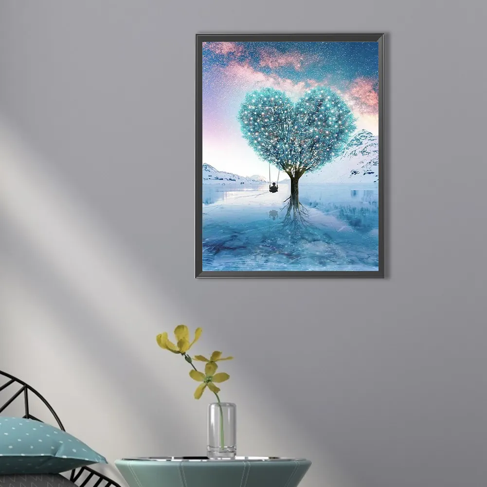 Full Round Diamond Painting 30*40cm - Strange Tree