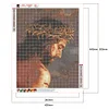 Diamond Painting-5D Full Round Drill  Jesus(50*40 CM)