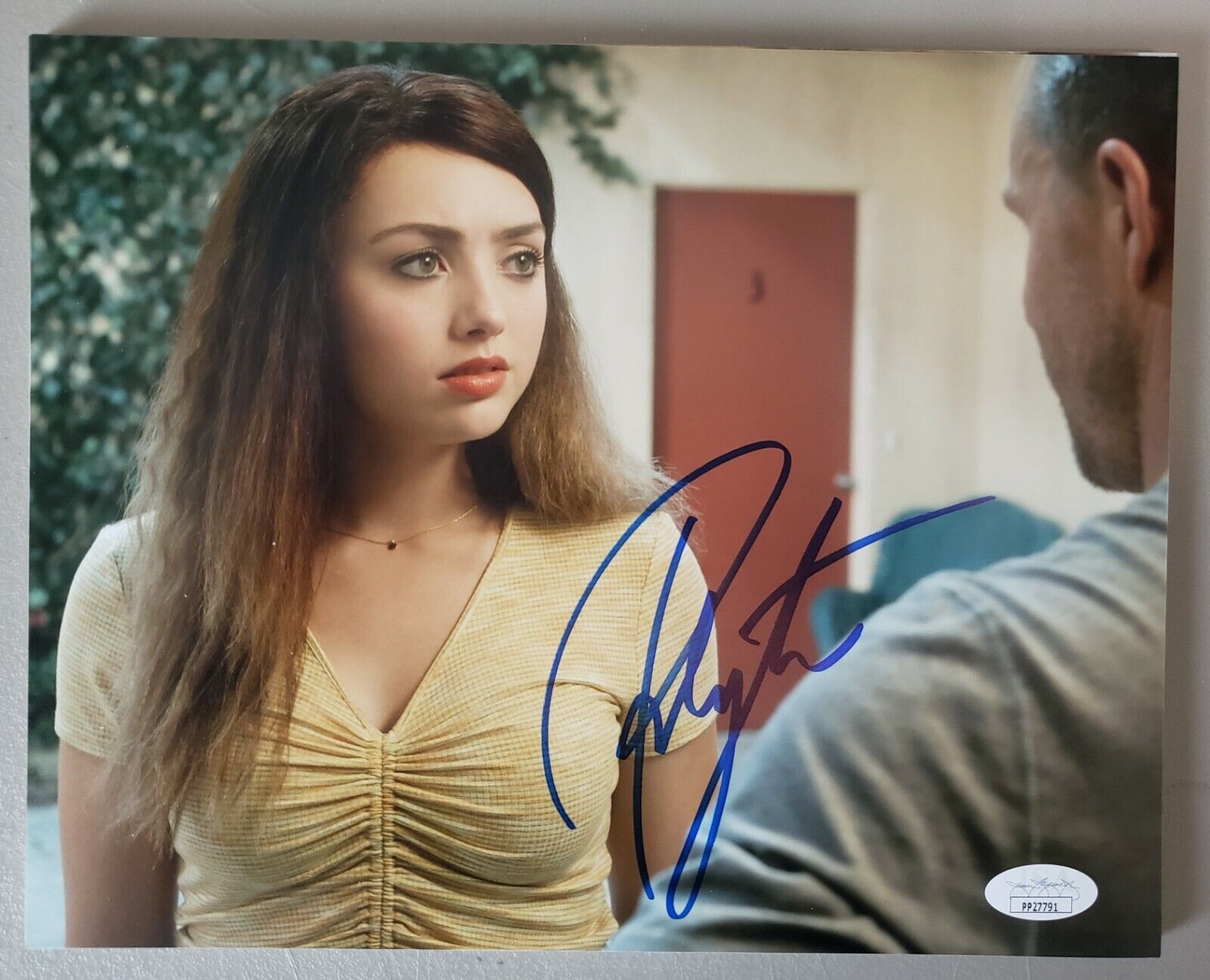 8X10 Autographed by Peyton List in Cobra Kai season 3. JSA