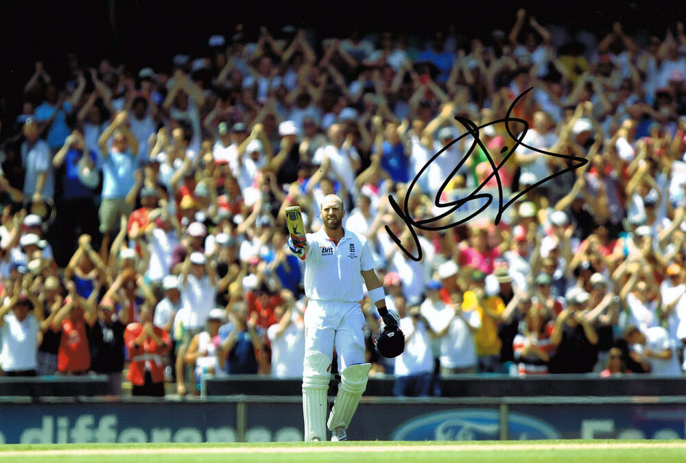 Jonathan Trott SIGNED England Cricket 12x8 Photo Poster painting AFTAL