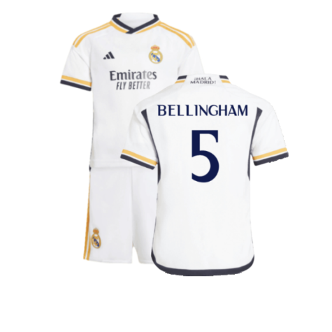 Real Madrid Jude Bellingham 5 Heimtrikot Kinder Mini Kit 2023-2024