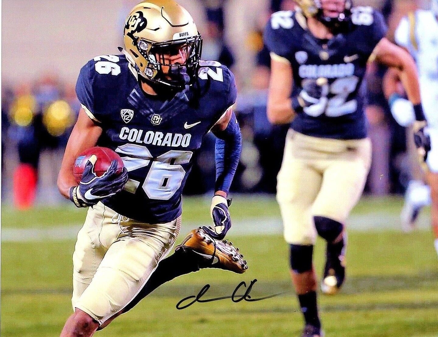 Isaiah Oliver Colorado Buffaloes signed autographed 8x10 football Photo Poster painting COA e