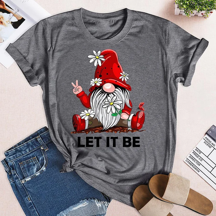 Hippie Gnome T-Shirt Tee --Annaletters