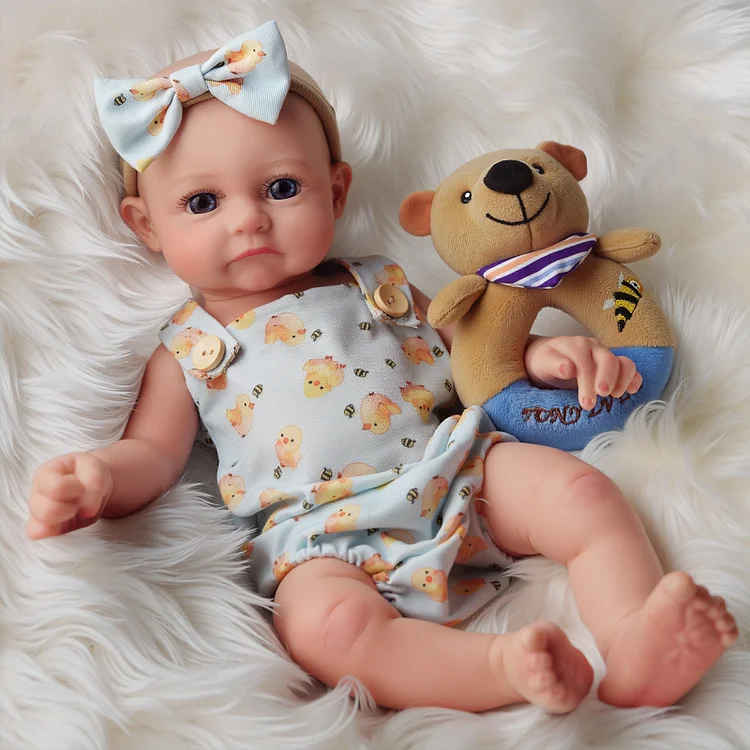 Babeside Jeffrey 12"/16" Realistic Silicone Quiet Baby Little Infant Building Lovely Memories