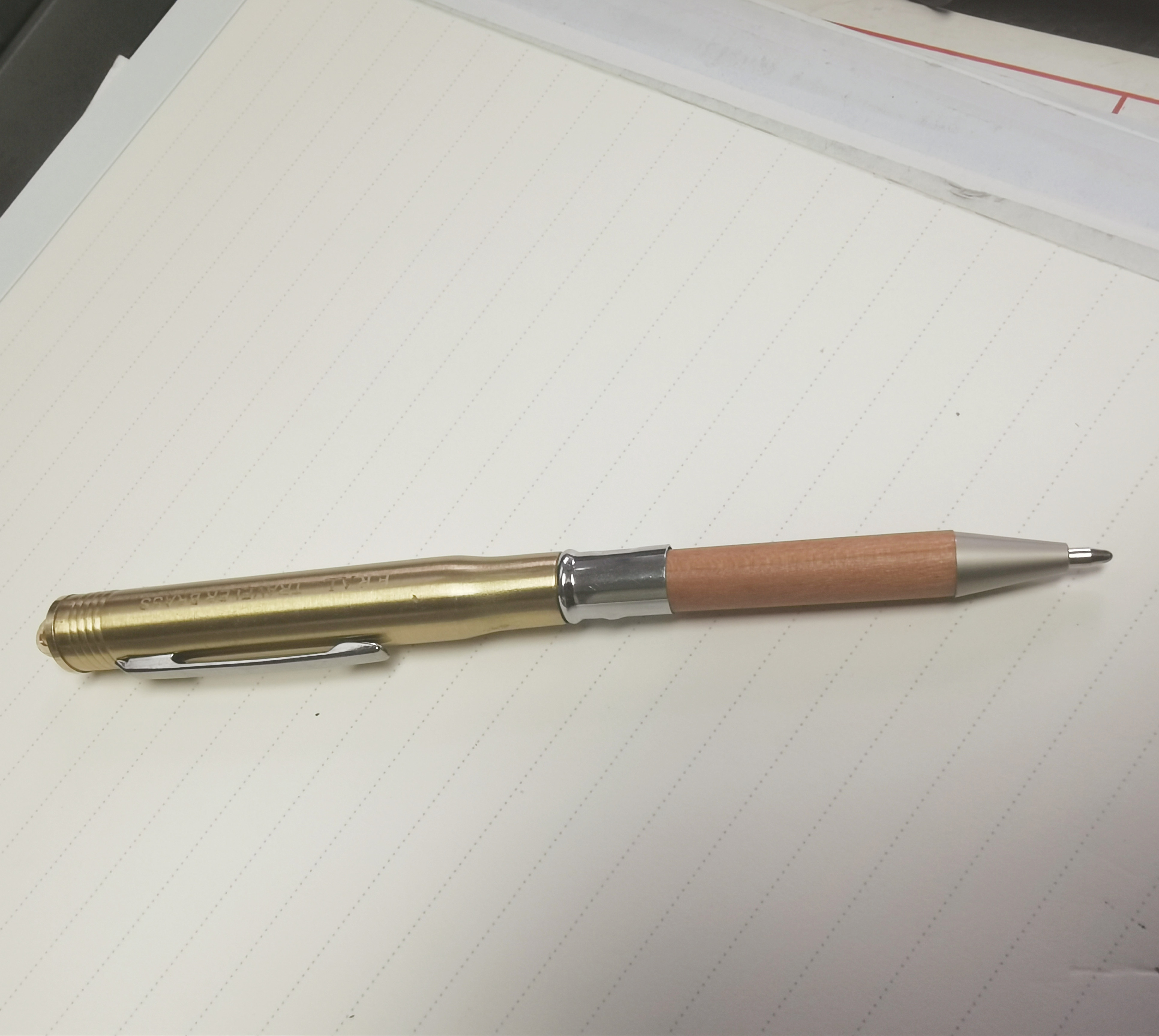 Fromthenon Traveler's Brass Pencil Metal Stationery Retro Travel Stationery Series Pictures Props Pencils for School