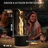 Tornado Tabletop Fireplace, Alcohol Tabletop Fire Pit, Great for Parties - Burn Time Over 60 Minutes, Premium Ethanol Tabletop Fire Pit - Spiral Flame