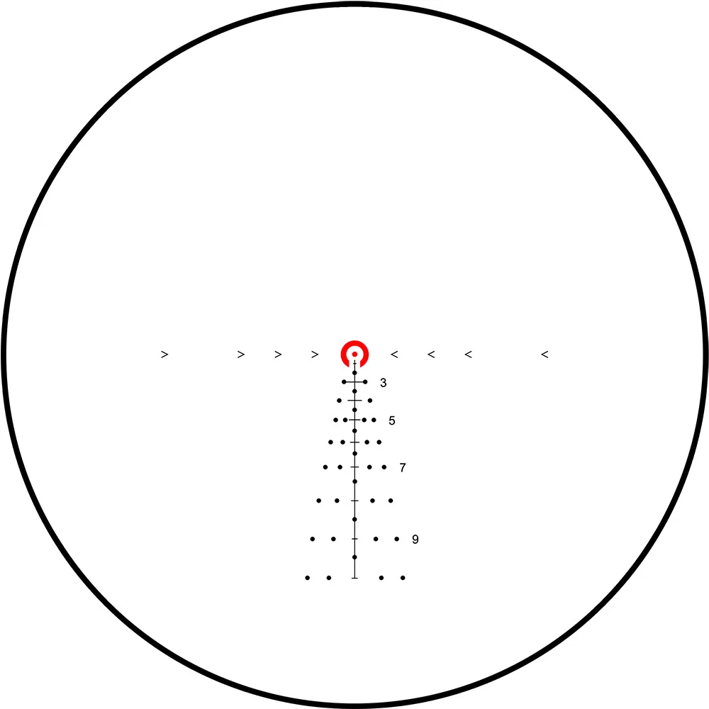 ohhunt® LR 1-6x24 FFP LPVO Scope,30mm Tube,11 Levels Red Illuminated,Horse's Hoof Reticle