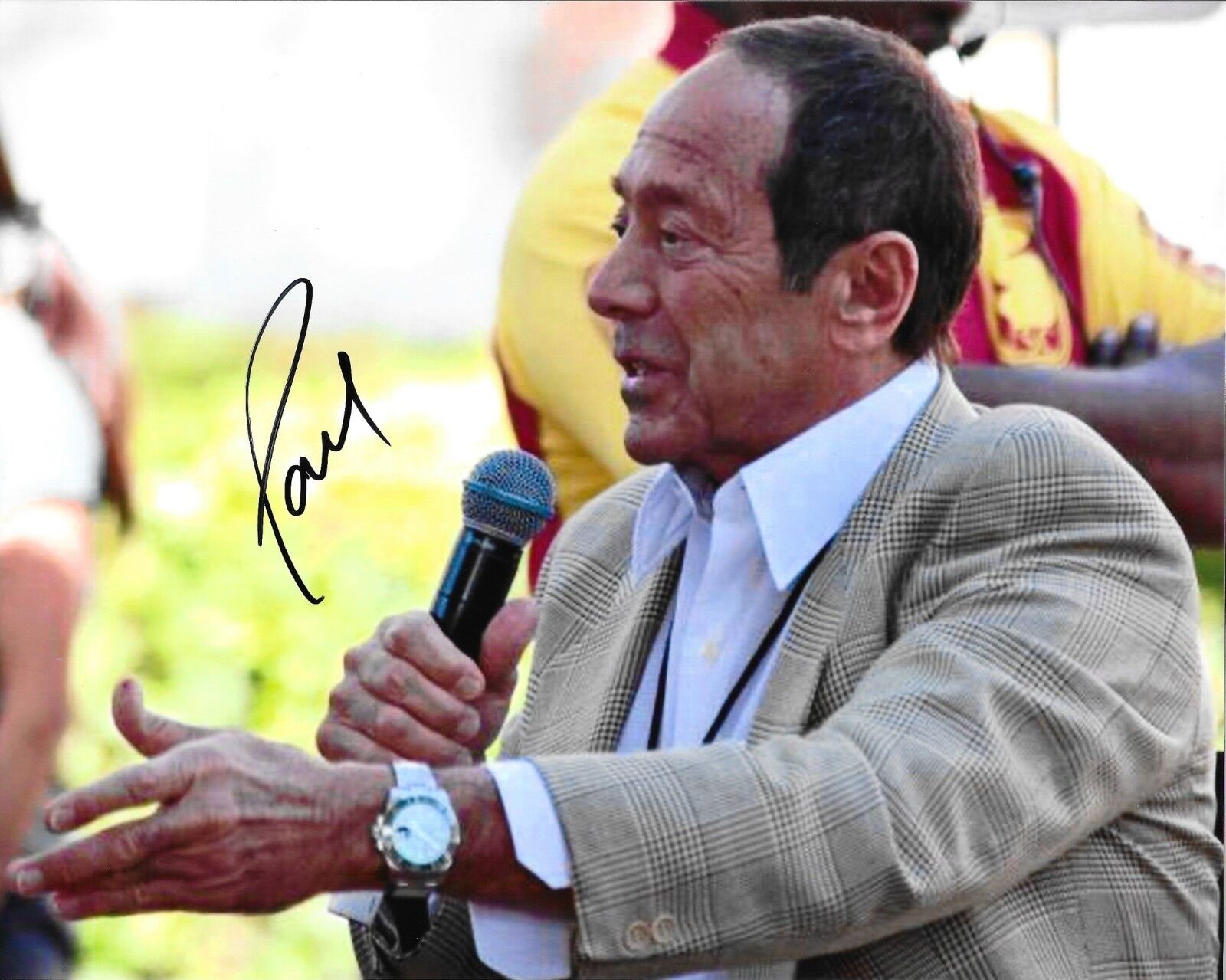 PAUL ANKA - HAND SIGNED 8x10 Photo Poster painting AUTO AUTHENTIC AUTOGRAPHED PICTURE w/ COA