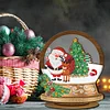 >SALE<Wooden Christmas Table Top Diamond Painting Ornament Kits Xmas Home Decor (H)