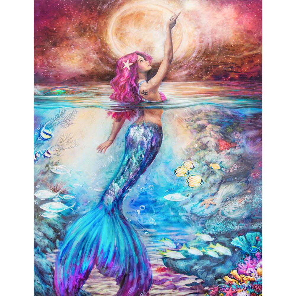 

40*50CM - Beauty - Round Drill Diamond Painting, 501 Original
